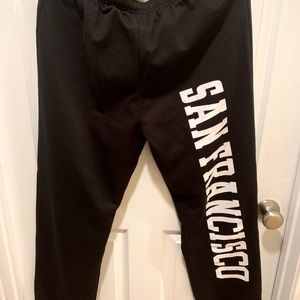 Sweats San Francisco black an white never worn